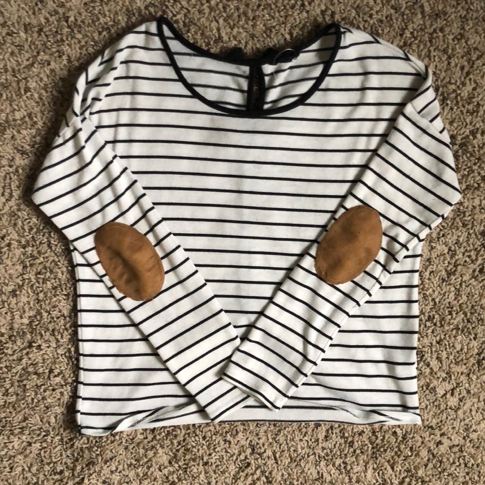 Long sleeve striped